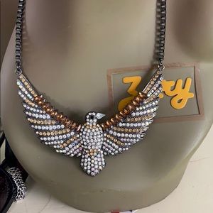 CZ bird necklace from Forever 21